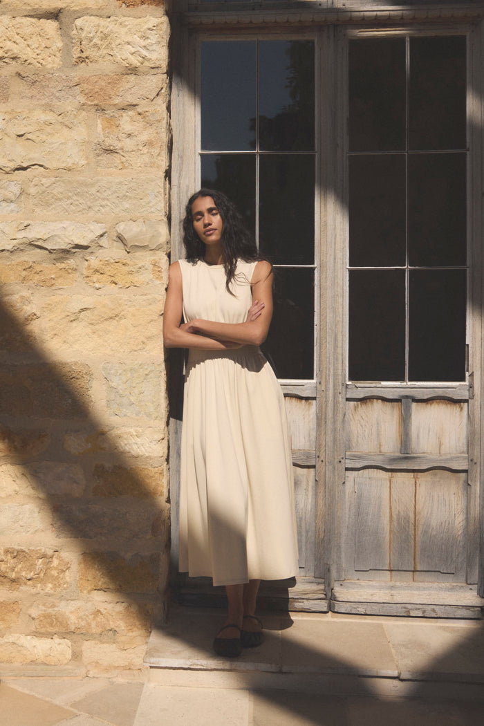Aya | Prynn Sleeveless Jersey Dress in Size Small
