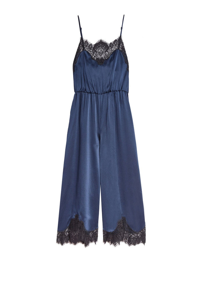 QUINCY LACE COMBO GAUCHO JUMP - NAVY/BLACK