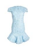 RAPUNZEL CURVE HEM FIT FLR DS - LIGHT ICY BLUE