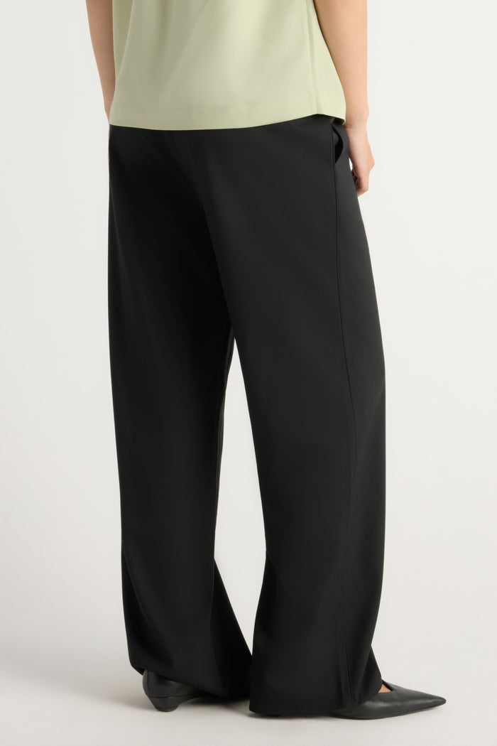 May-Li | Ryder Wool-Blend Stretch-Waist Pant in Size Small