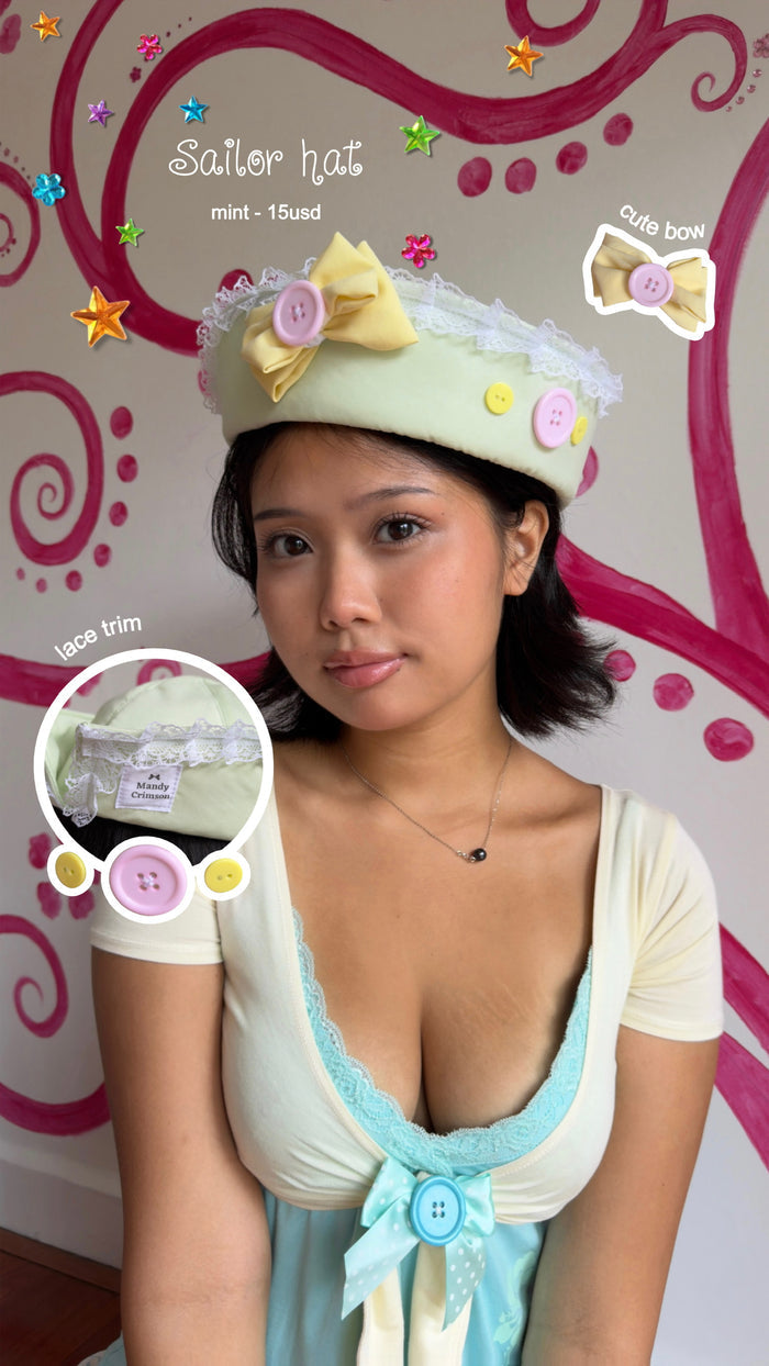Sailor hat (mint)