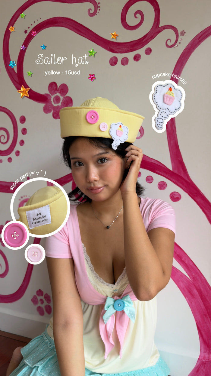 Sailor hat (yellow)
