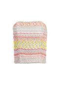 SARAPHINA EMB CROPPED BUSTIER - OFF WHITE/MULTI