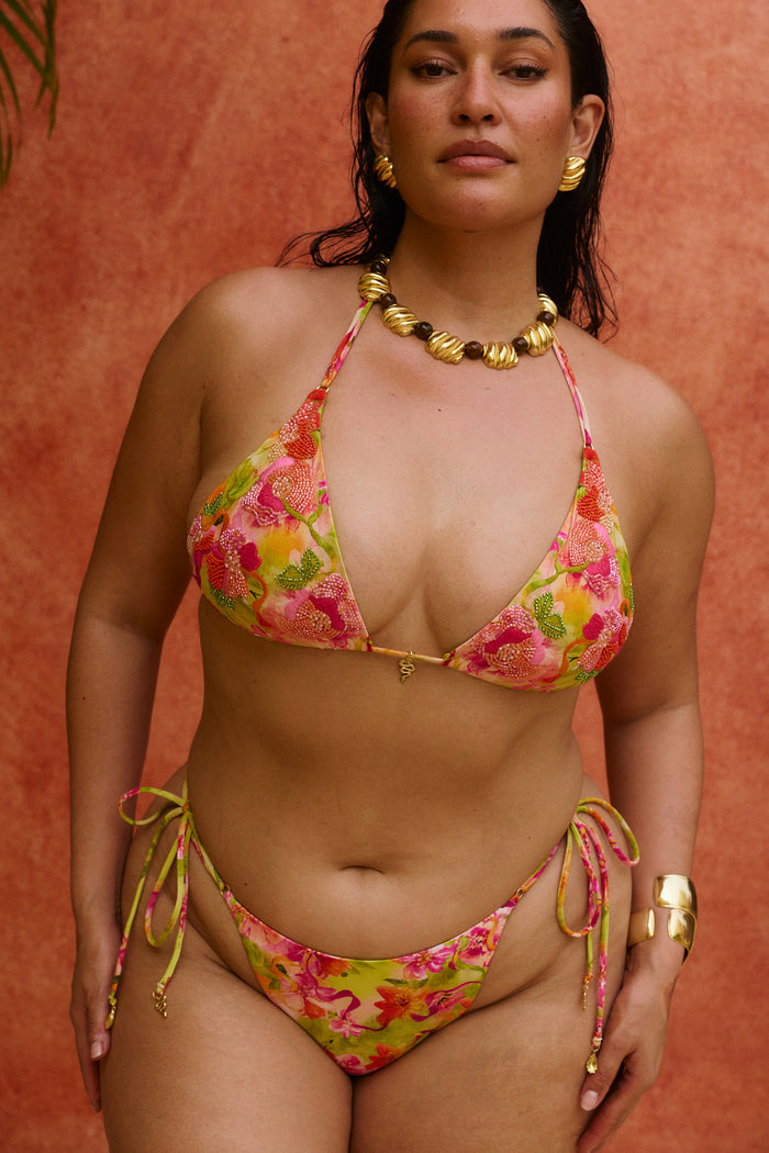 Seville Bikini Top in Florita
