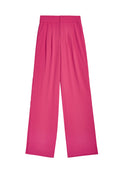 SHAVON HW SIDE SLIT PANT - FUCHSIA
