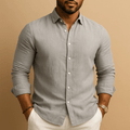 Shirt Men Comfortable Fit Clean Relaxed Silhouette