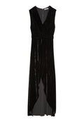 SIMMONS GATHERED SHLDR WRAP DS - BLACK