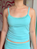 [Small defect] Layla camisole (teal)