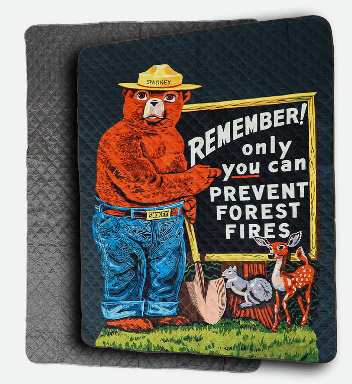 Smokey Bear Picnic Blanket - The Great PNW