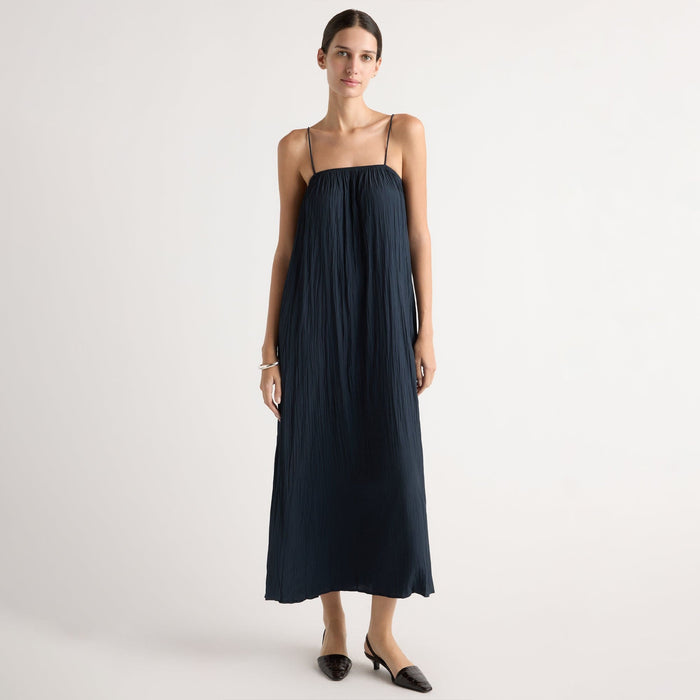 Karolina | Solange Crinkled Maxi Dress in Size Extra Small