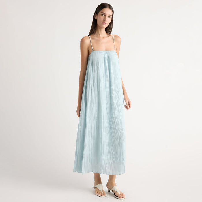Karolina | Solange Crinkled Maxi Dress in Size Extra Small