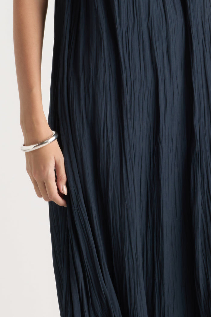 Karolina | Solange Crinkled Maxi Dress in Size Extra Small