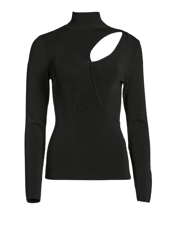 SOPHIE CUTOUT TURTLENECK