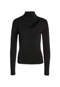 SOPHIE CUTOUT TURTLENK - BLACK