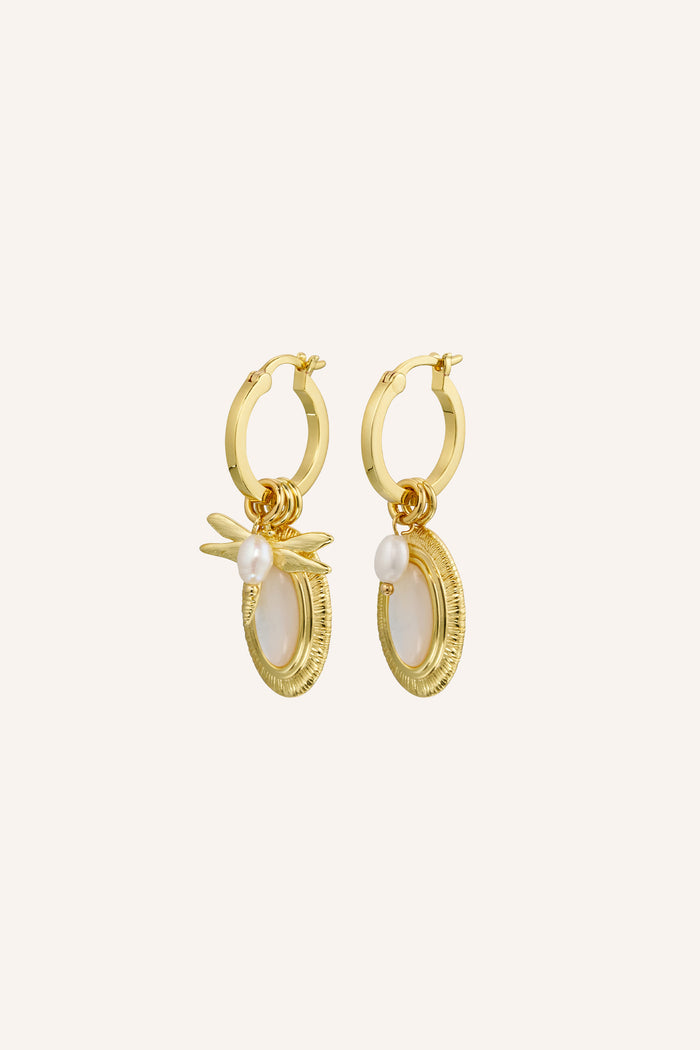 Sorella Earrings in Pearl