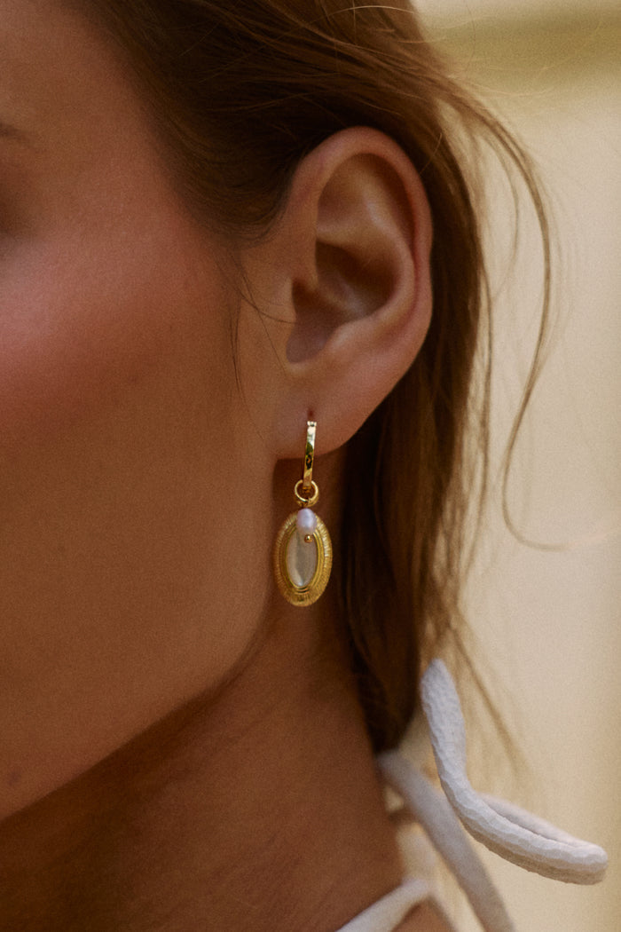 Sorella Earrings in Pearl