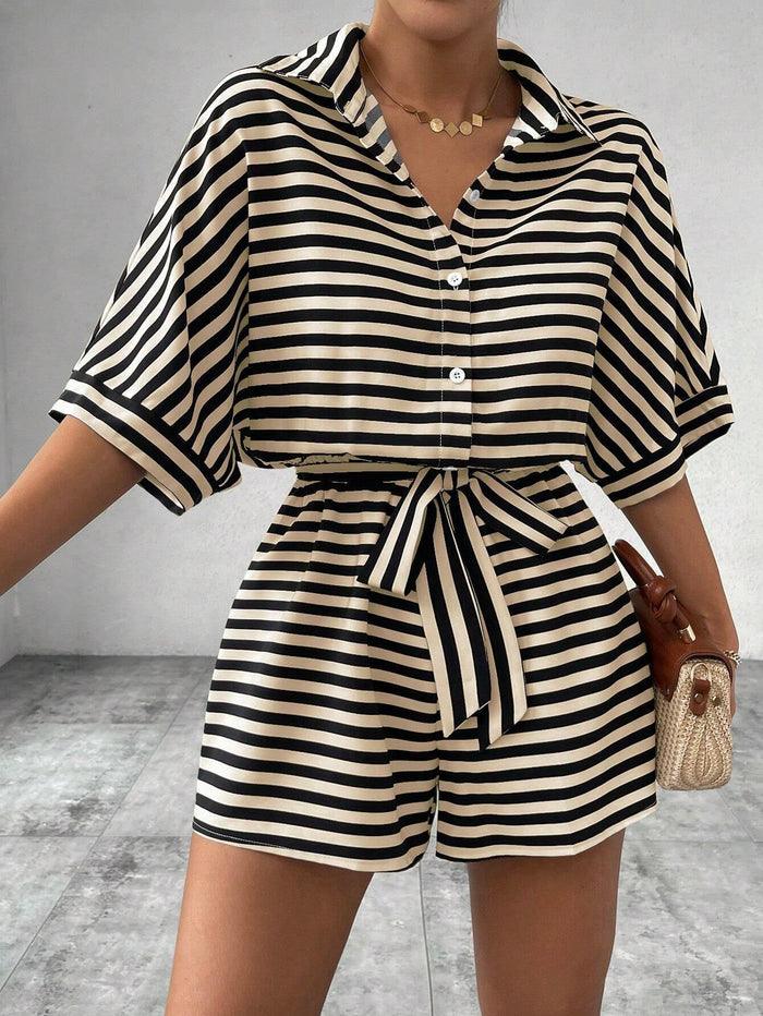 2XL / Apricot Black Stripes