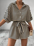 2XL / Apricot Black Stripes