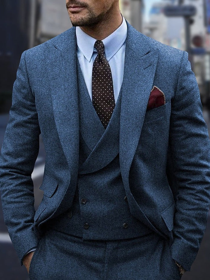 Suit Men Formal Two-Button Fit Timeless Look