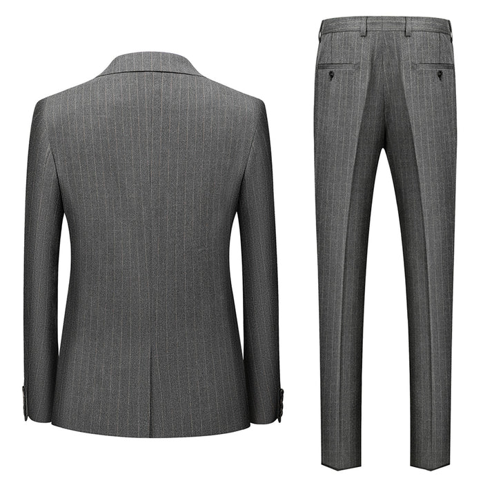 Suit Set Men Slim Fit Wedding Guest Formal Style