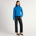 Sybil Wool Button-Turtleneck Sweater