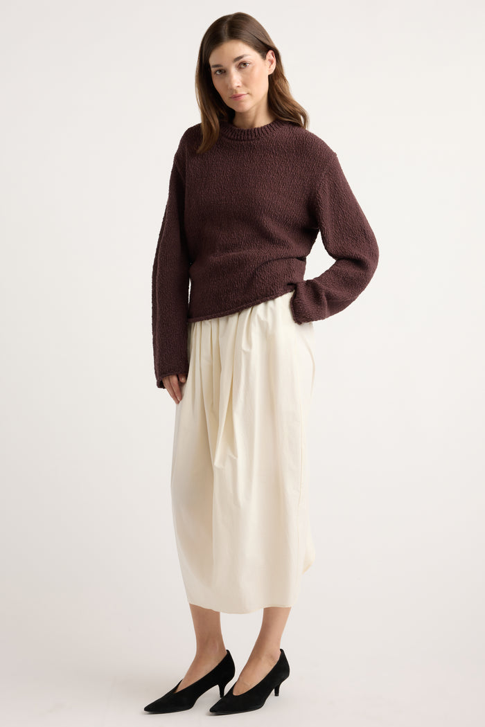 Renée | Tabitha Tulip-Wrap Hem Skirt in Size Small