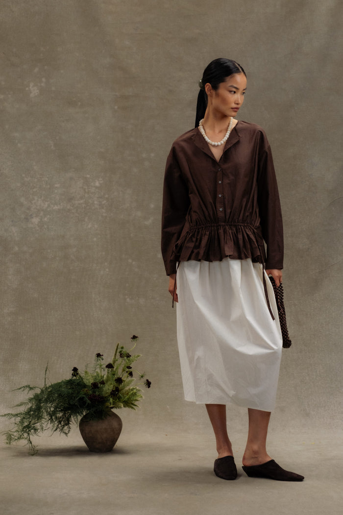 Diana | Tabitha Back-Tulip Hem Cotton Dress in Size Small