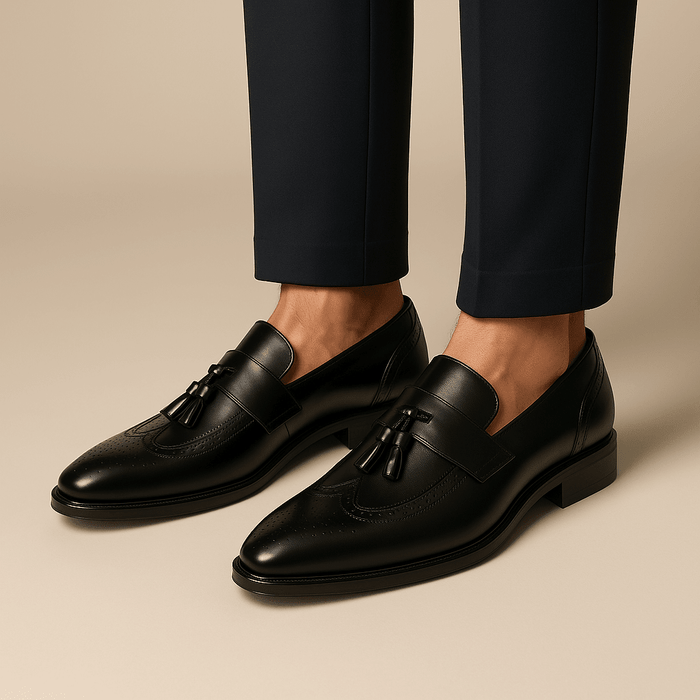 Tassel Loafers Men Classic Slip-On Dress Shoes