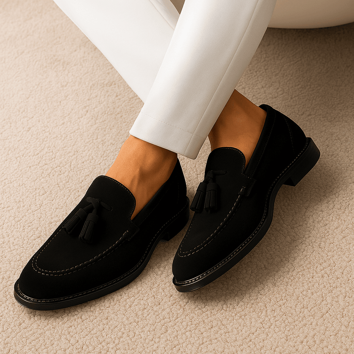 Tassel Loafers Men Leather Classic Style Everyday Comfort