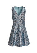 TENNIE V NK PARTY DRESS - BLUE FOG/MULTI