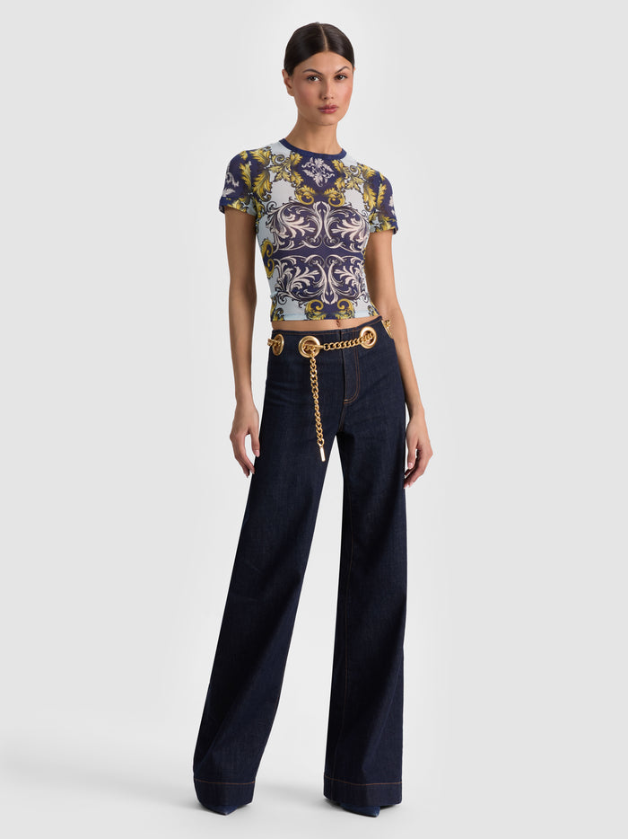 TESS TEE - ANTIQUE SCROLL