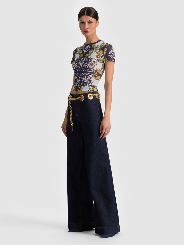 TESS TEE - ANTIQUE SCROLL