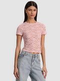 TESS TEE - ENGLISH ROSE