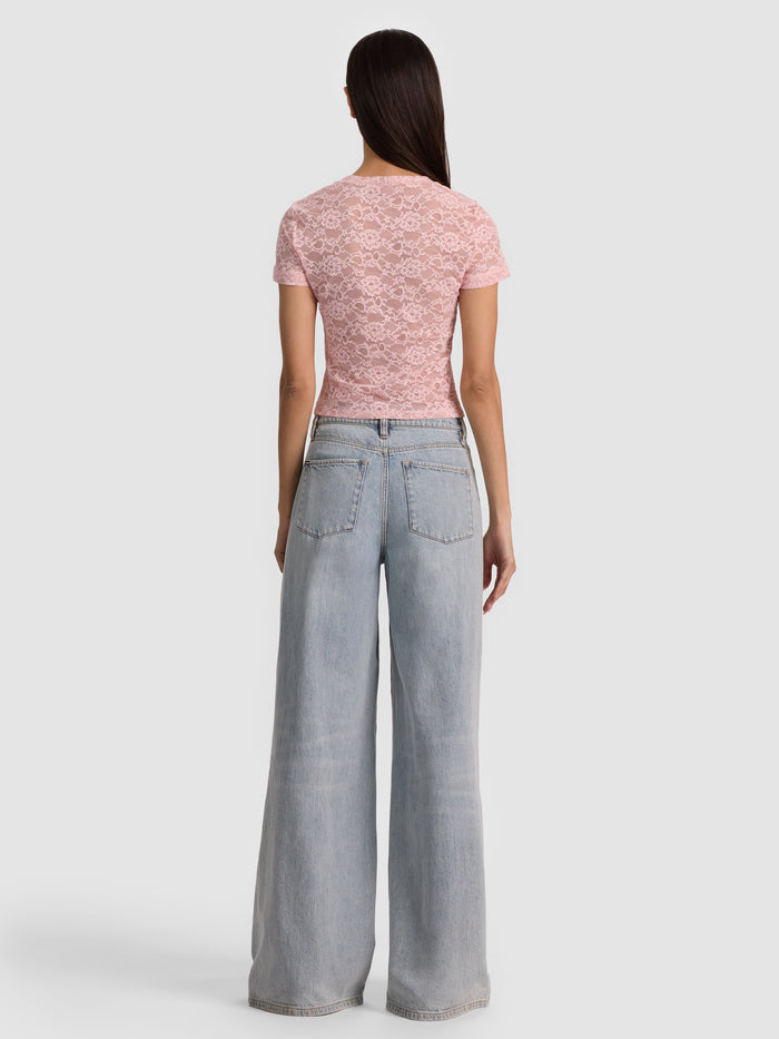 TESS TEE - ENGLISH ROSE