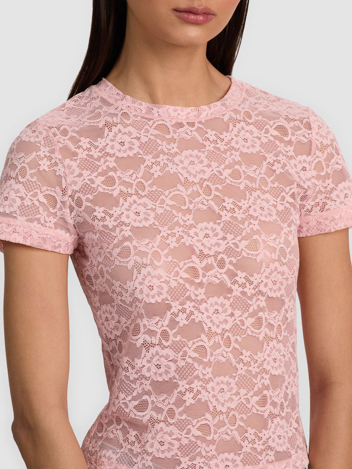 TESS TEE - ENGLISH ROSE