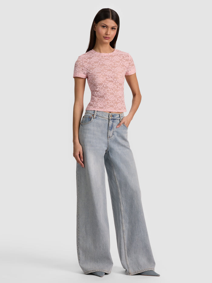 TESS TEE - ENGLISH ROSE