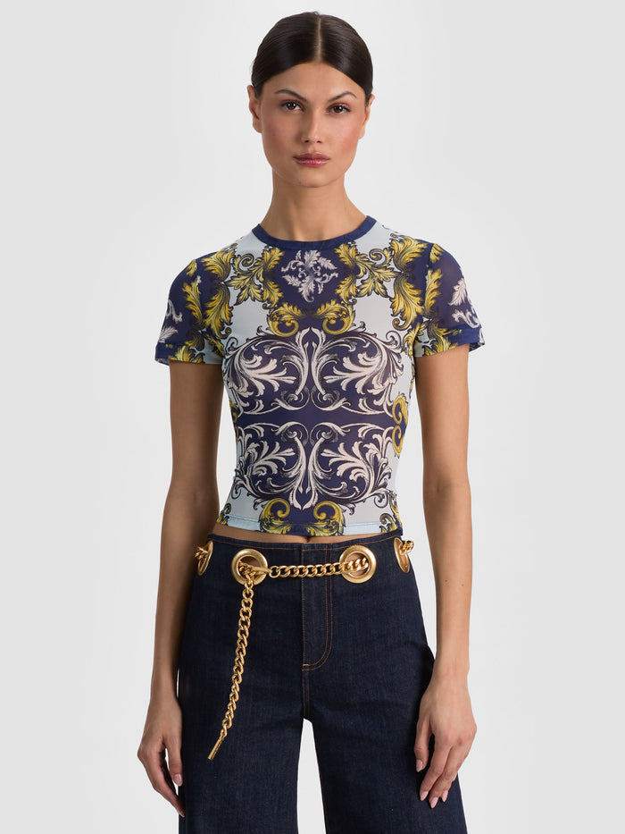 TESS TEE - ANTIQUE SCROLL
