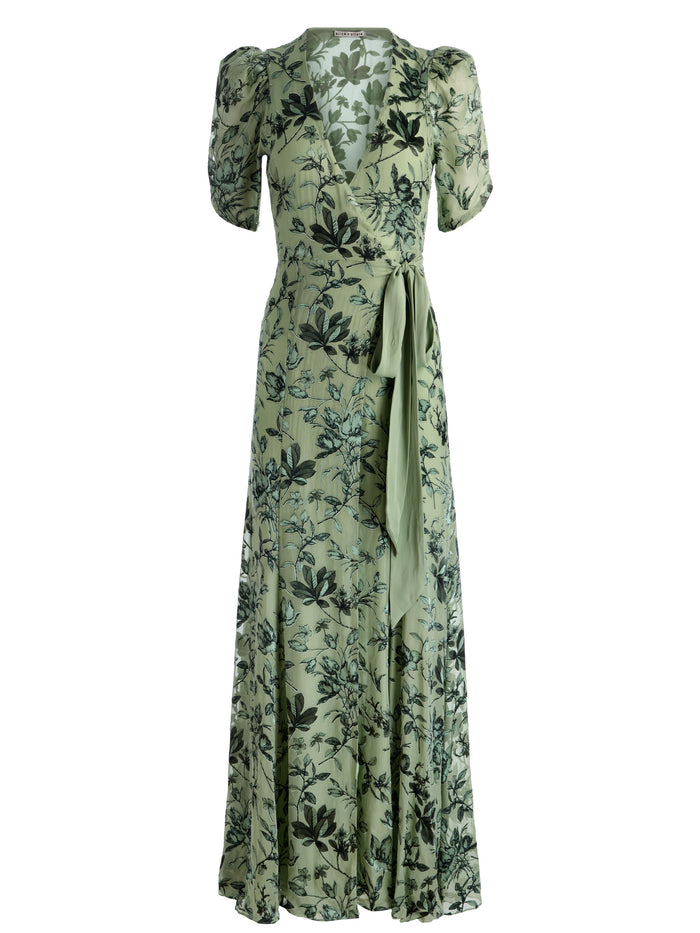TIANA MAXI DRESS - MYSTIC GARDEN SAGE