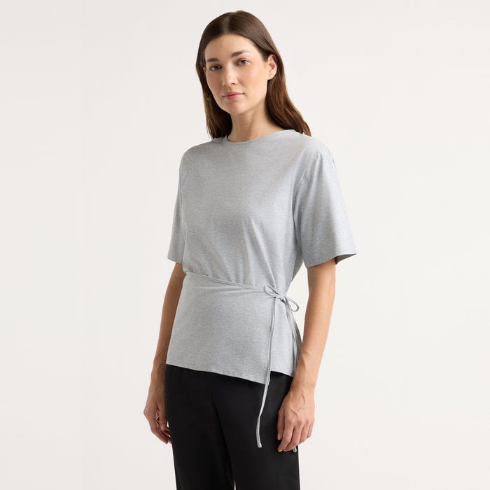 Tinsley Side-Tie Wrap Tee