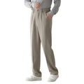 Trousers Men Formal Draped Design Relaxed Tailored Fit