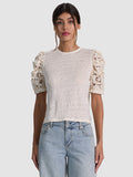 TYLER COMBO SLV CREW NK TOP