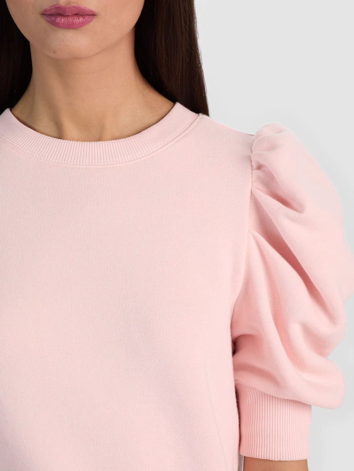 TYLER PUFF SLEEVE TOP - ENGLISH ROSE