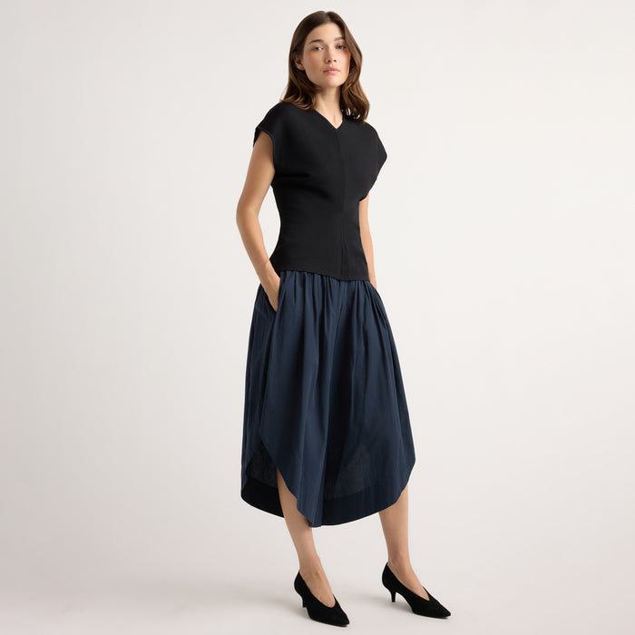 Una Wide-Leg Culotte Pant