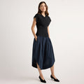 Una Wide-Leg Culotte Pant