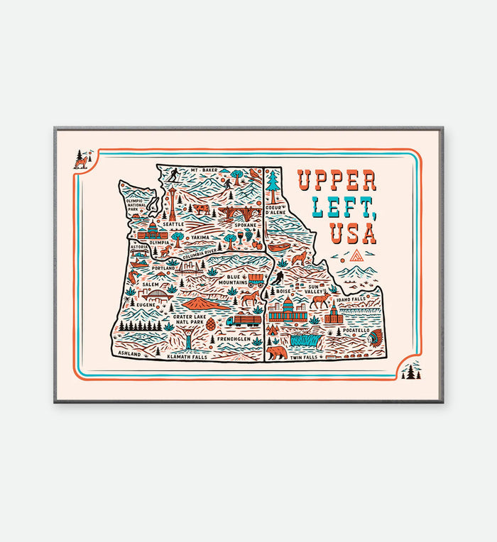 Upper Left Map - The Great PNW