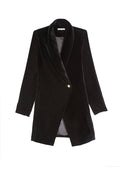 VANCE CROSSOVER COAT - BLACK