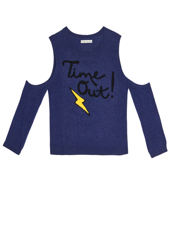 WADE TIME OUT CLDSHLDR CRP SWT - SAPPHIRE/MULTI