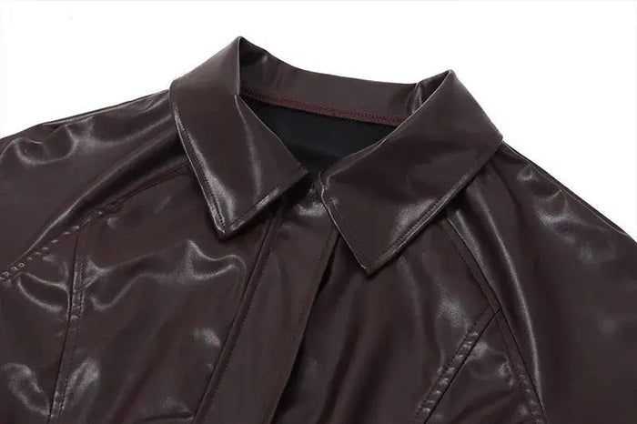 Women's Jacket — Oversized Fit Zipper Closure Casual Style