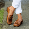 Women's Shoes — Slip-On Flat Sole Closed Low Profile Design