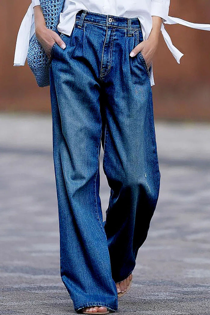 Women's Wide Leg Jeans Loose High Waist Slouchy Jeans